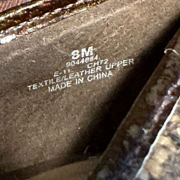 SPERRY Top-Sider 'Silverside' brown BOW open-toe platforms wedges size 8 - Picture 13 of 13